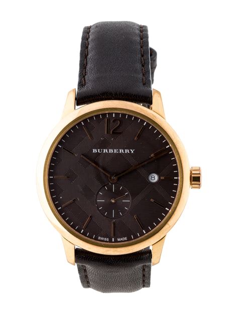 burberry classic round watch|burberry watch clearance.